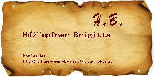 Hümpfner Brigitta névjegykártya
